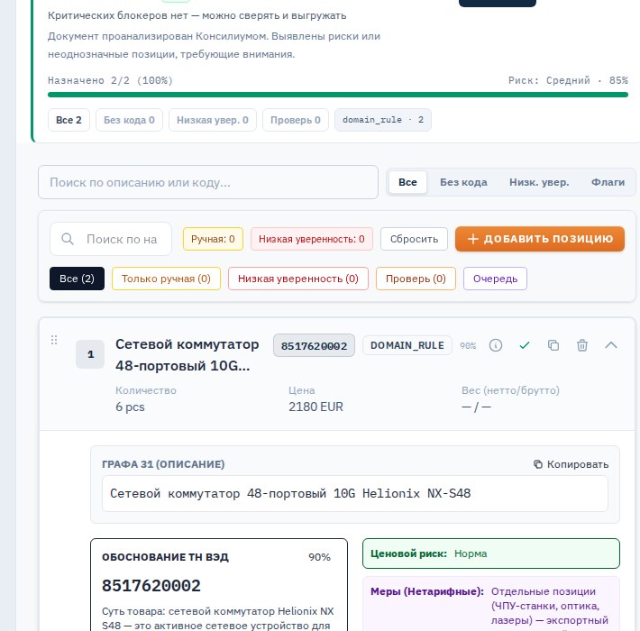 Почему отброшены альтернативные коды ТН ВЭД